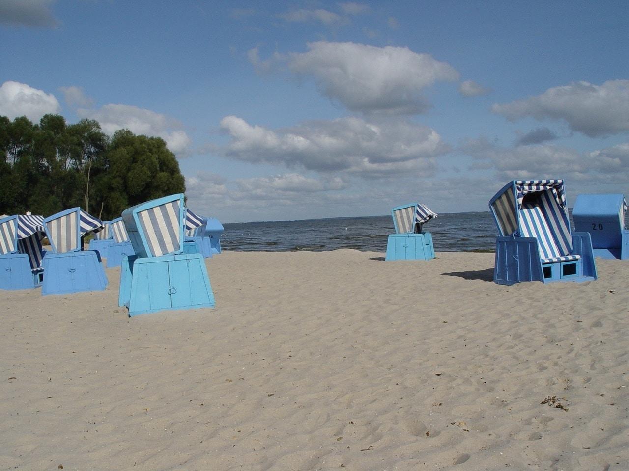 Mönkebude Strand im Ort