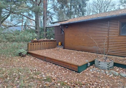 Terasse Bungalow 1