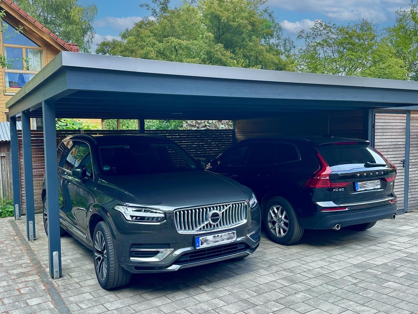 Doppelcarport mit Abstellraum