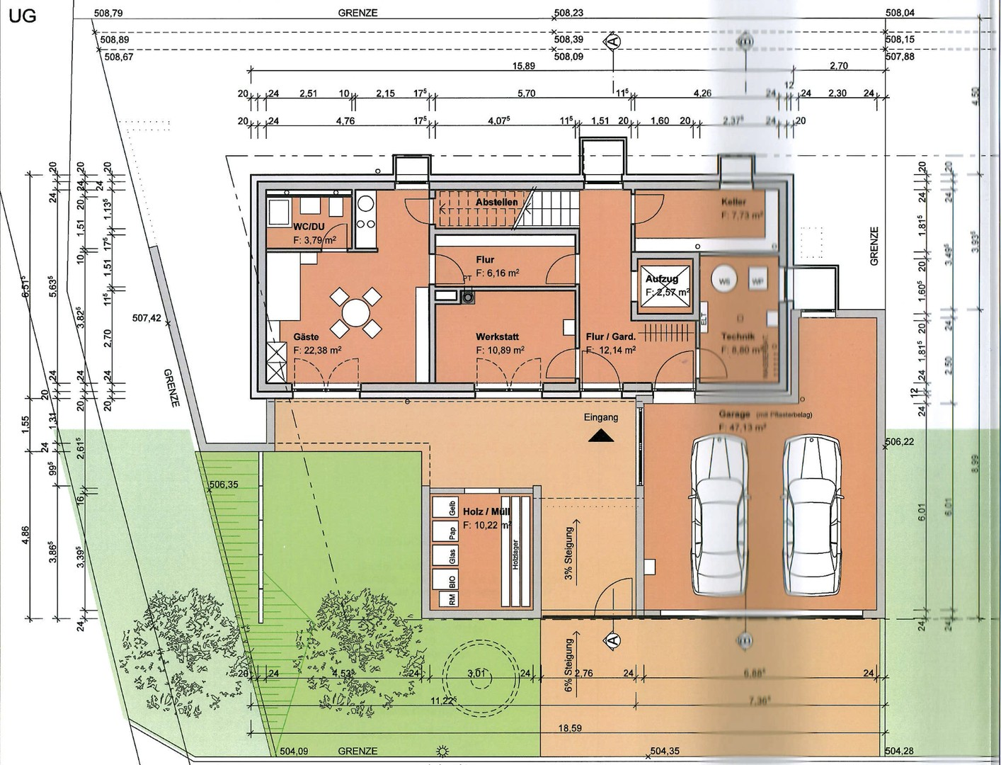 Grundriss UG