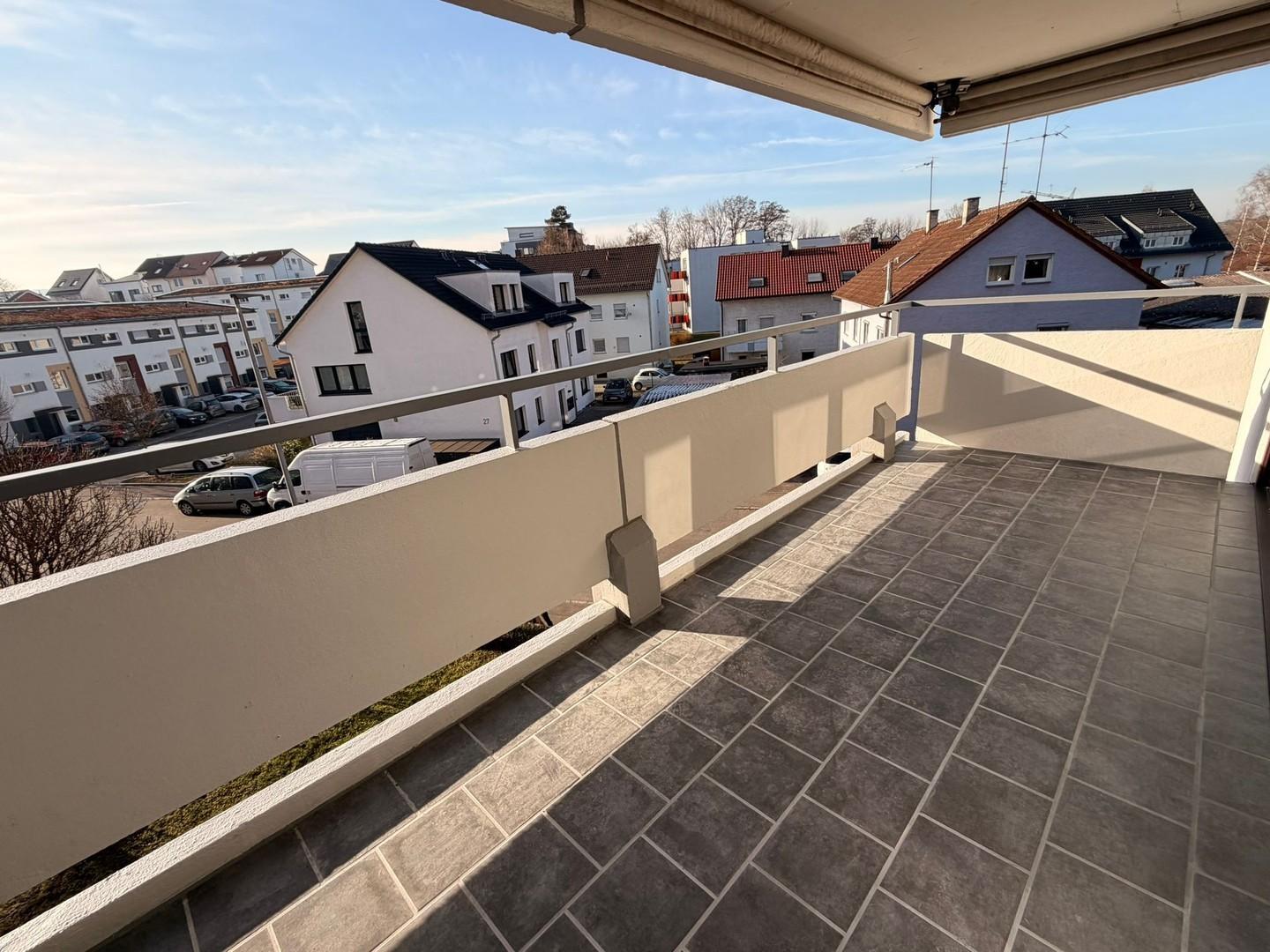 Aussicht vom Balkon