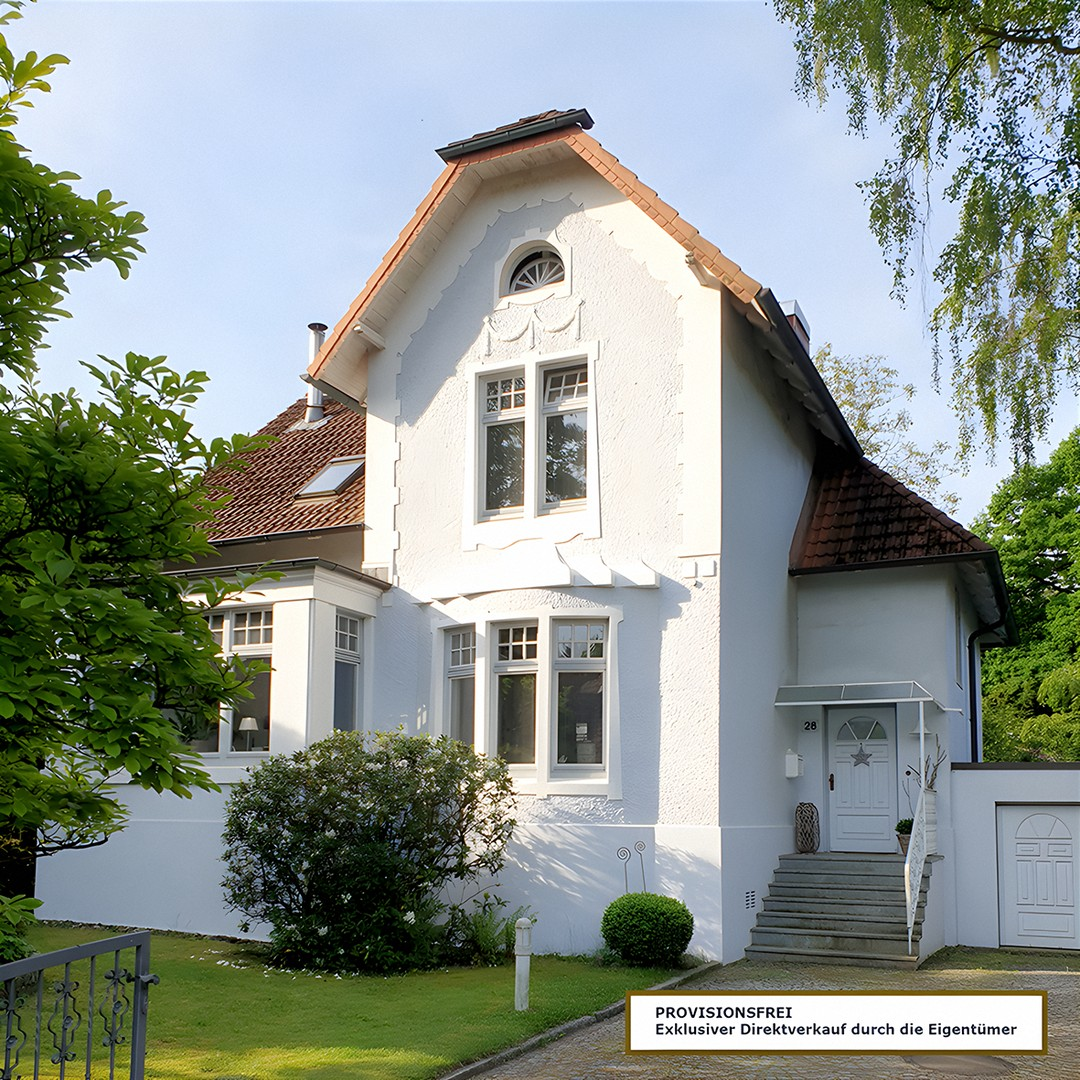 Ansicht der Jugendstilvilla