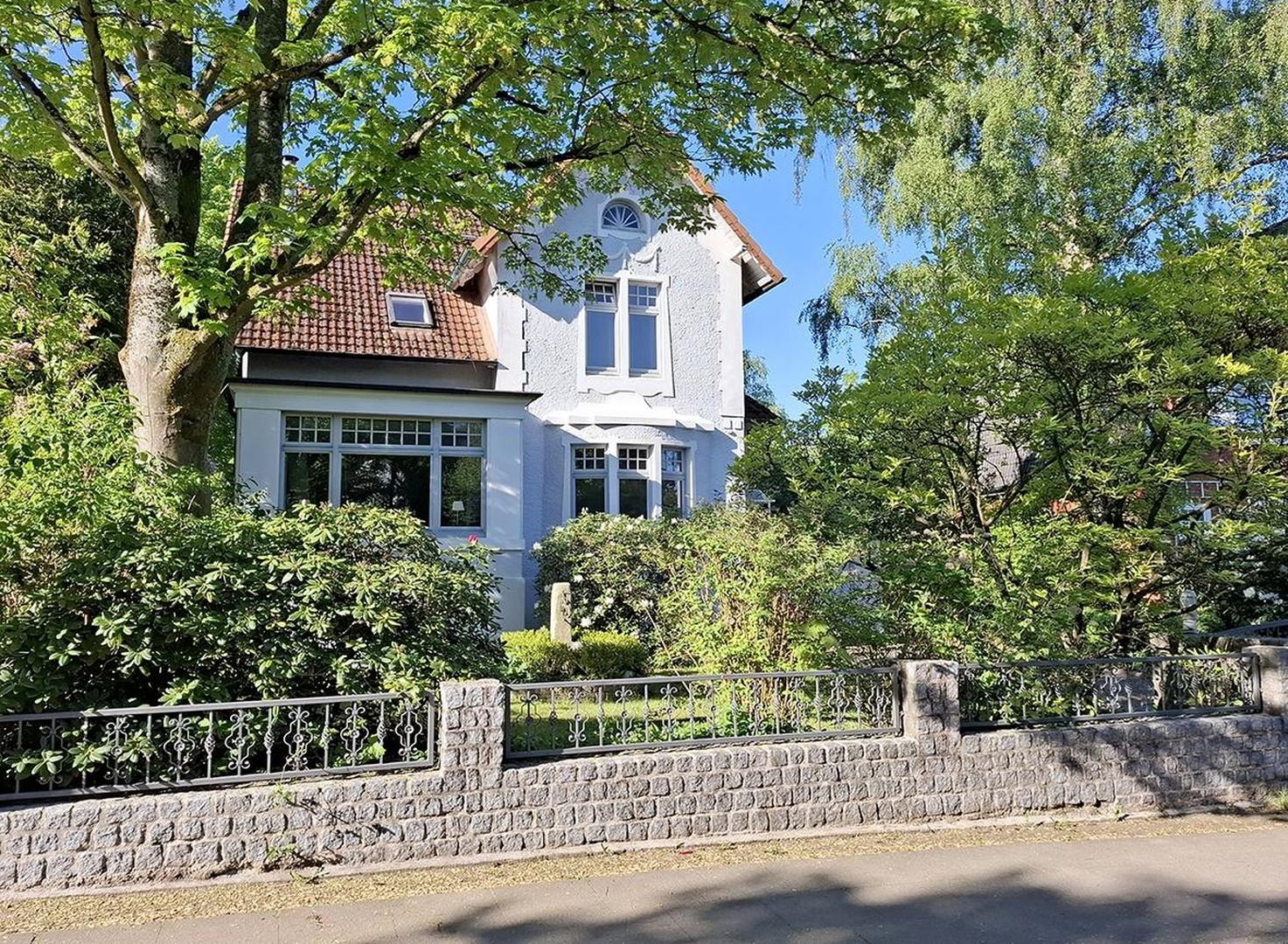 Ansicht der Jugendstilvilla