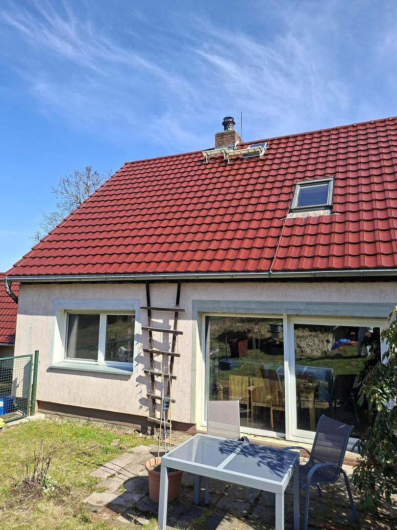 Große Tür zum Garten