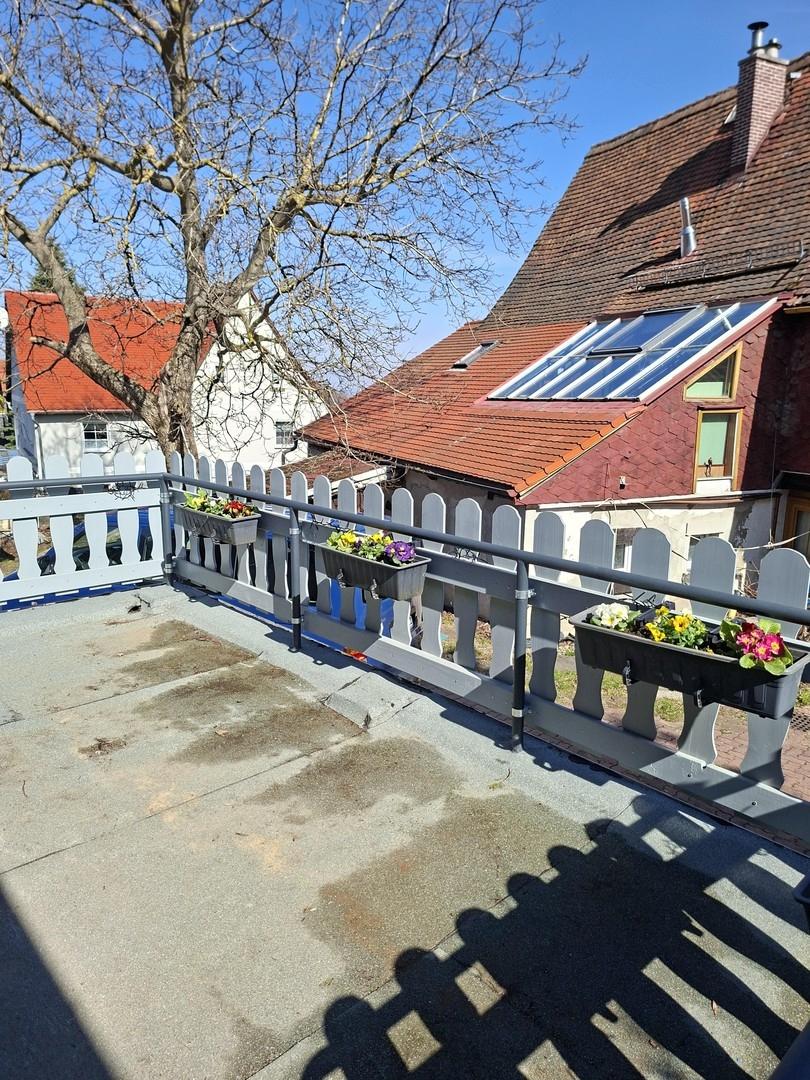 Terrasse Haus Eingang