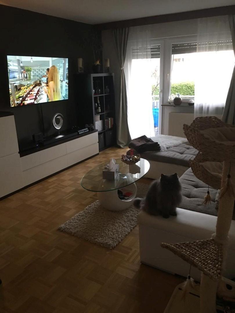 Wohnzimmer-Blick v. WZ-Eingang