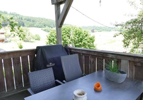 Ausblick vom Balkon