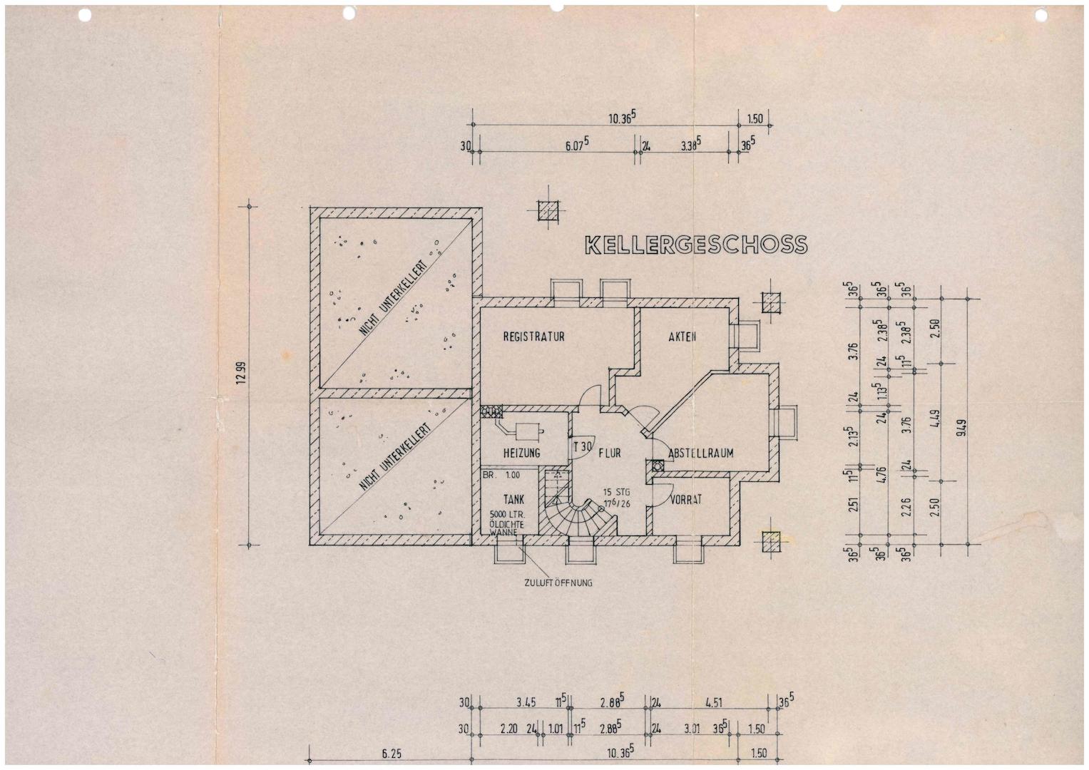 Grundriss Kellergeschoss