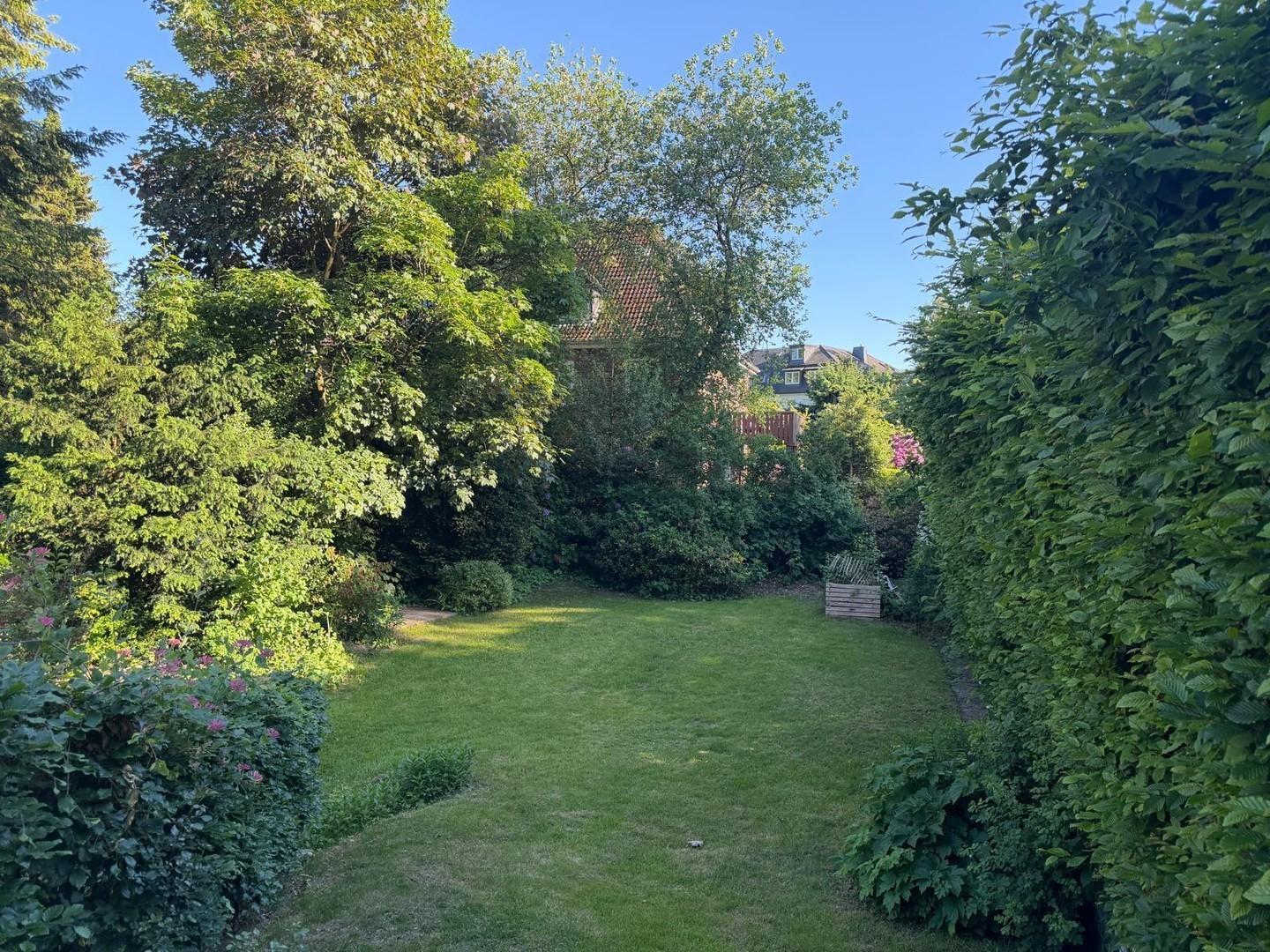 Garten von der Terrasse aus