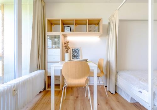 mit Platz zum arbeiten