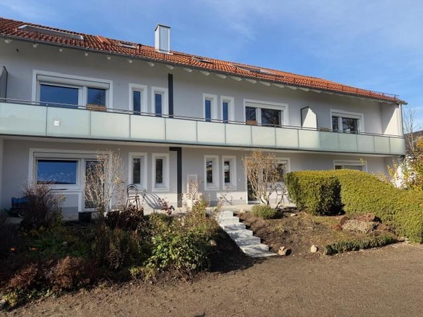 Wohnanlage von hinten