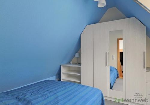 Blick ins Schlafzimmer