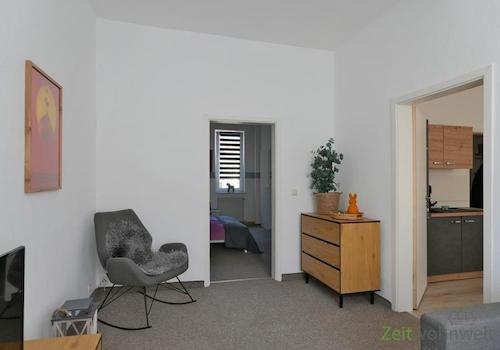 Blick zum Schlafzimmer