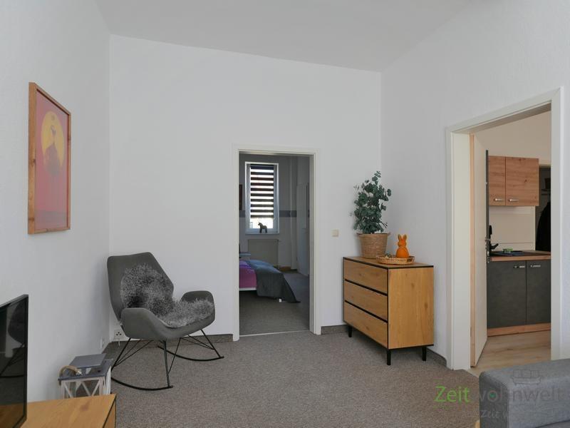 Blick zum Schlafzimmer