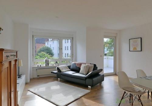 Blick zum Sofa