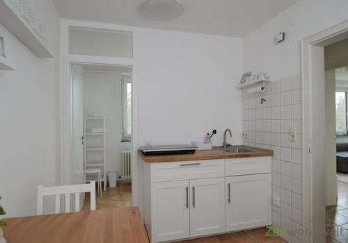 Kochplatte und Spüle