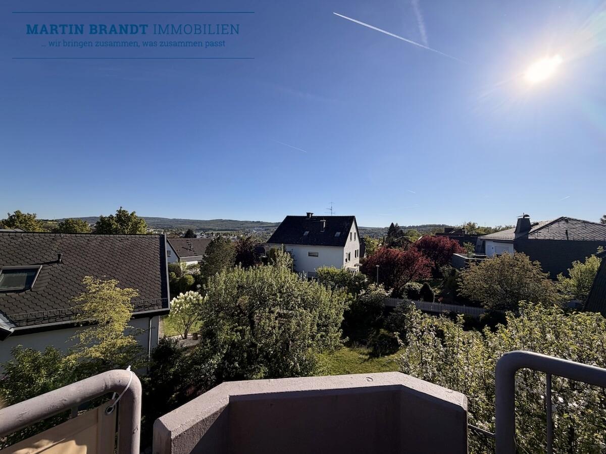 Aussicht vom Balkon