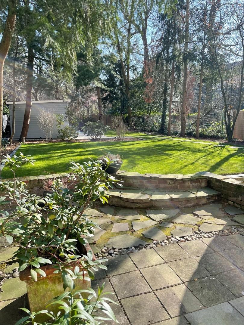 Blick in der Garten 