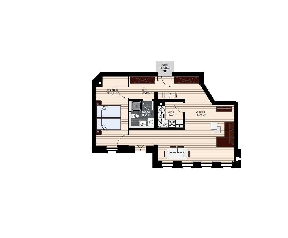 Grundriss WE05