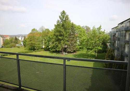 Ausblick vom Balkon