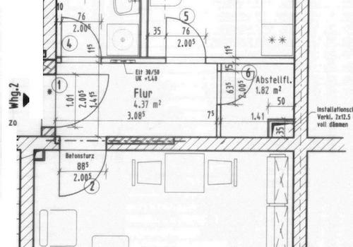Grundrissskizze