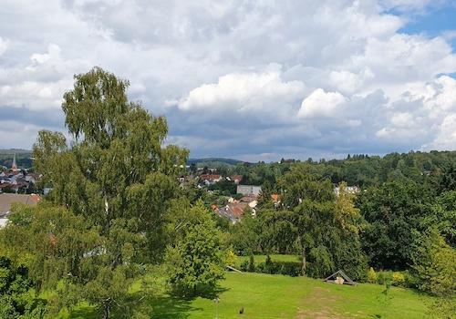 Ausblick vom Balkon