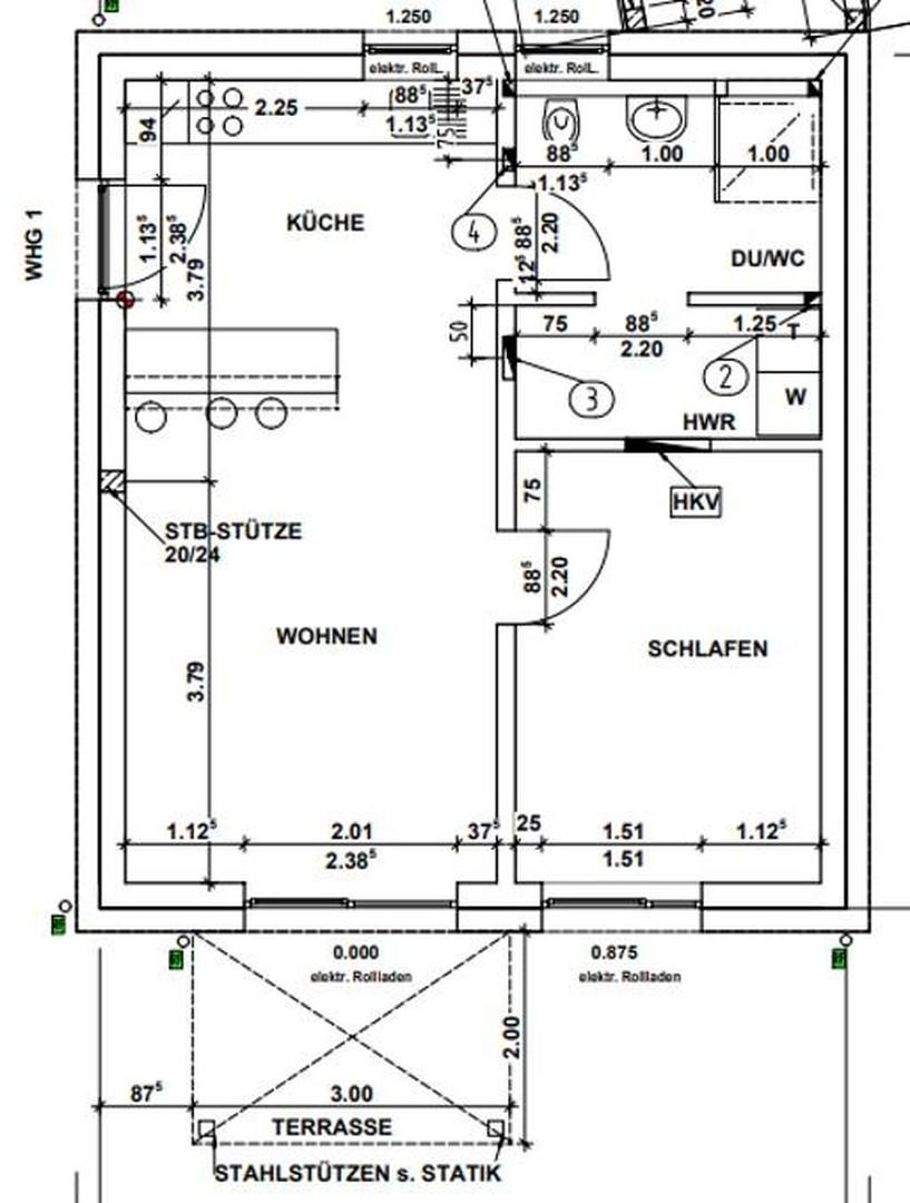 Grundriss WE1, EG