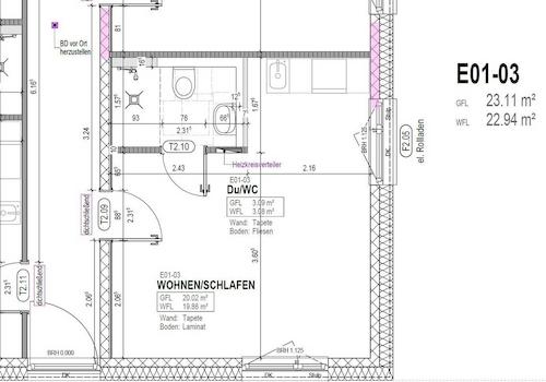 Grundriss Wohnung