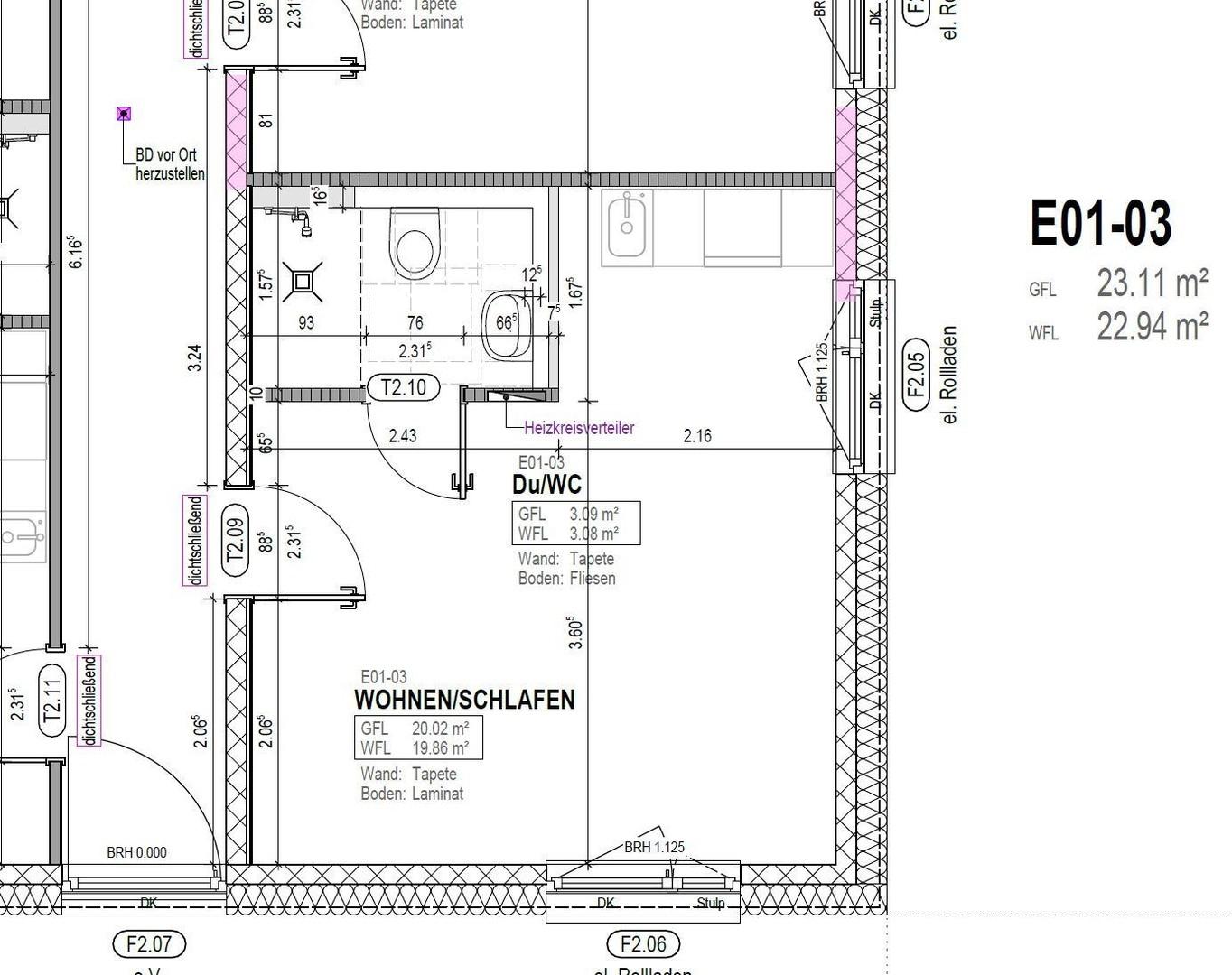 Grundriss Wohnung