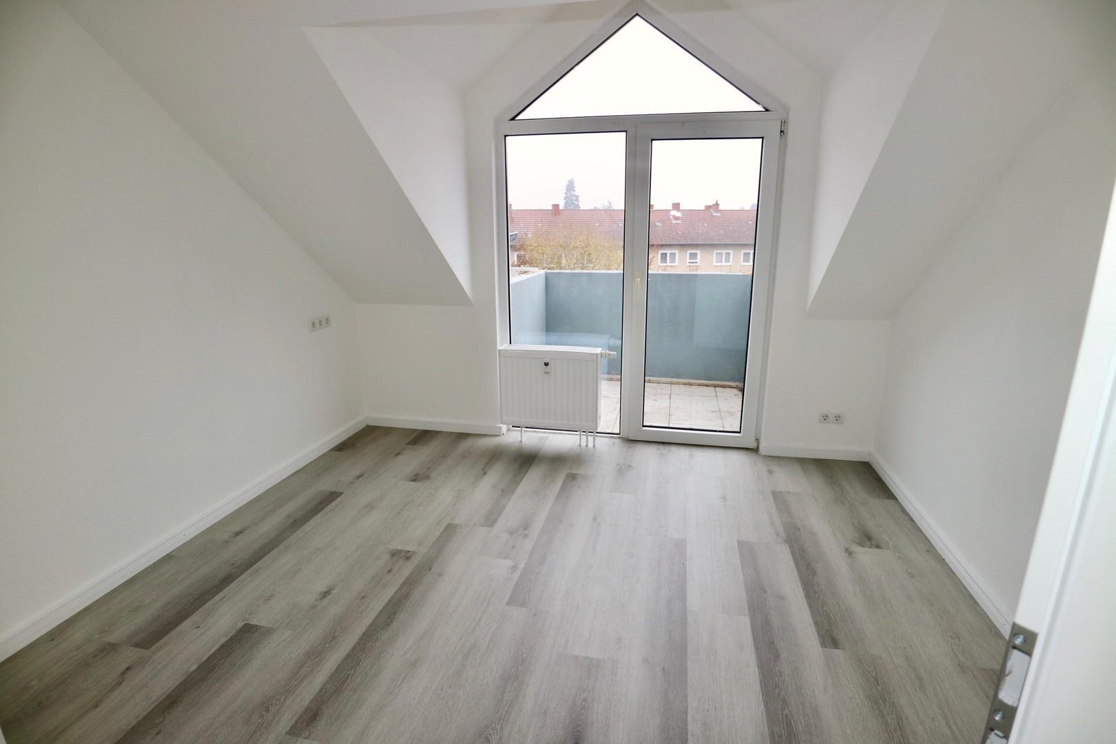Schlafzimmer mit Balkon