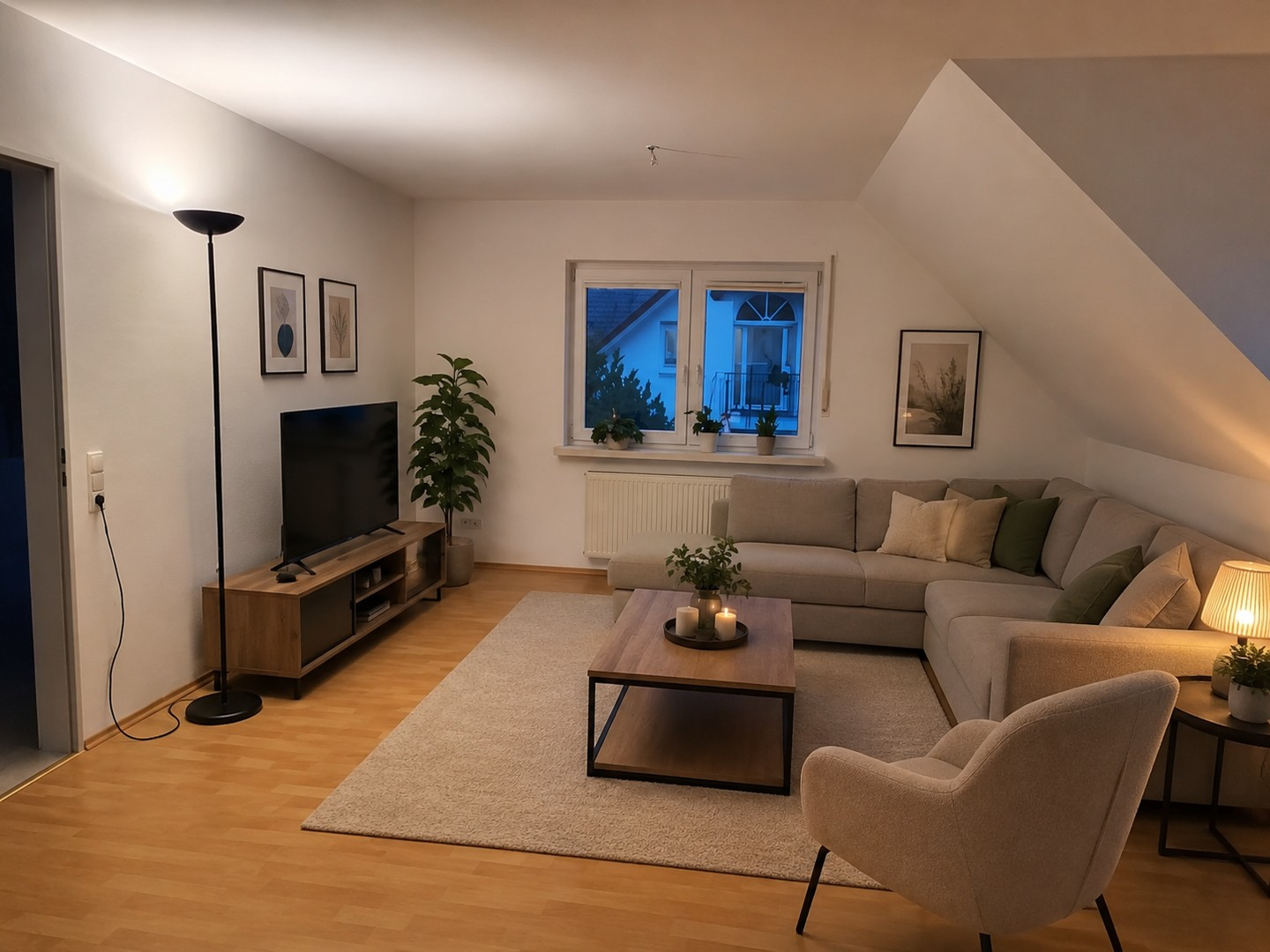 Wohnzimmer OG, Möbel AI