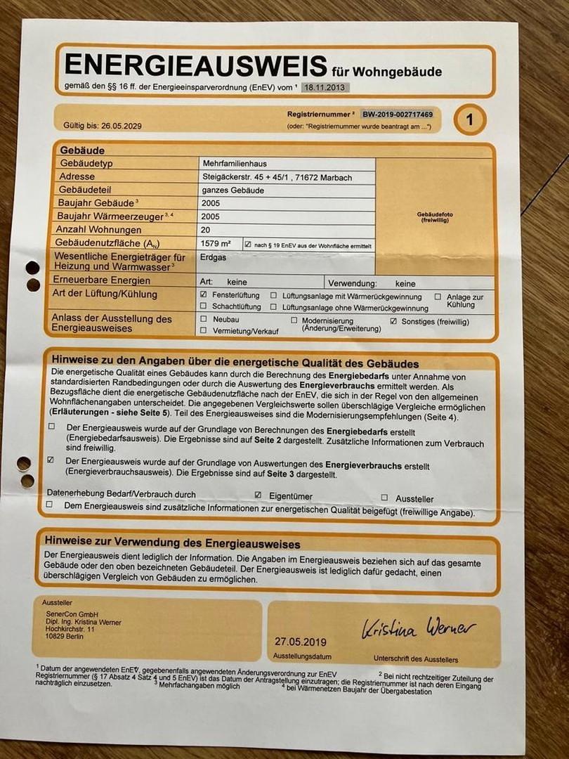 Energieausweis 1