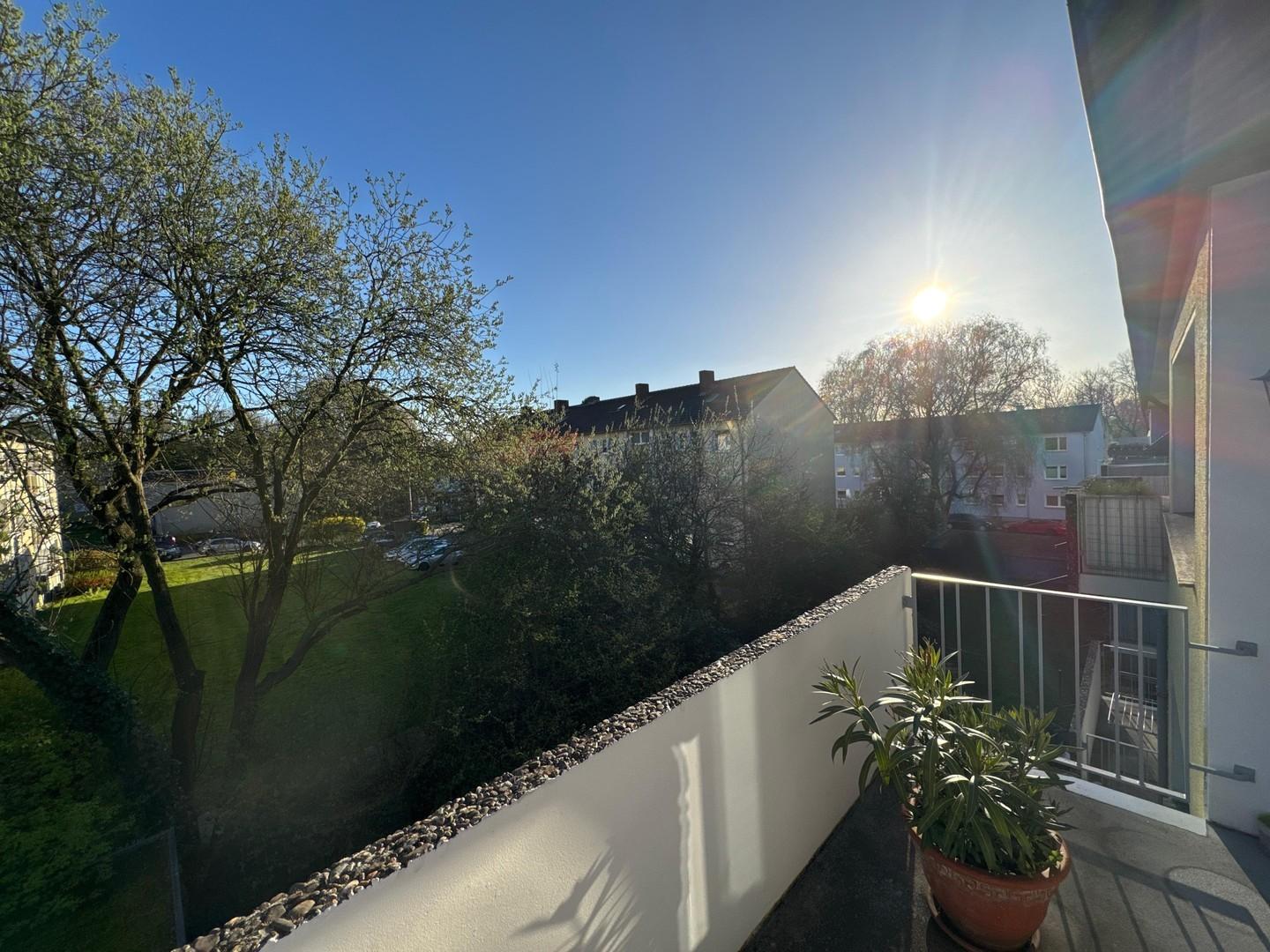 Abendstimmung auf dem Balkom