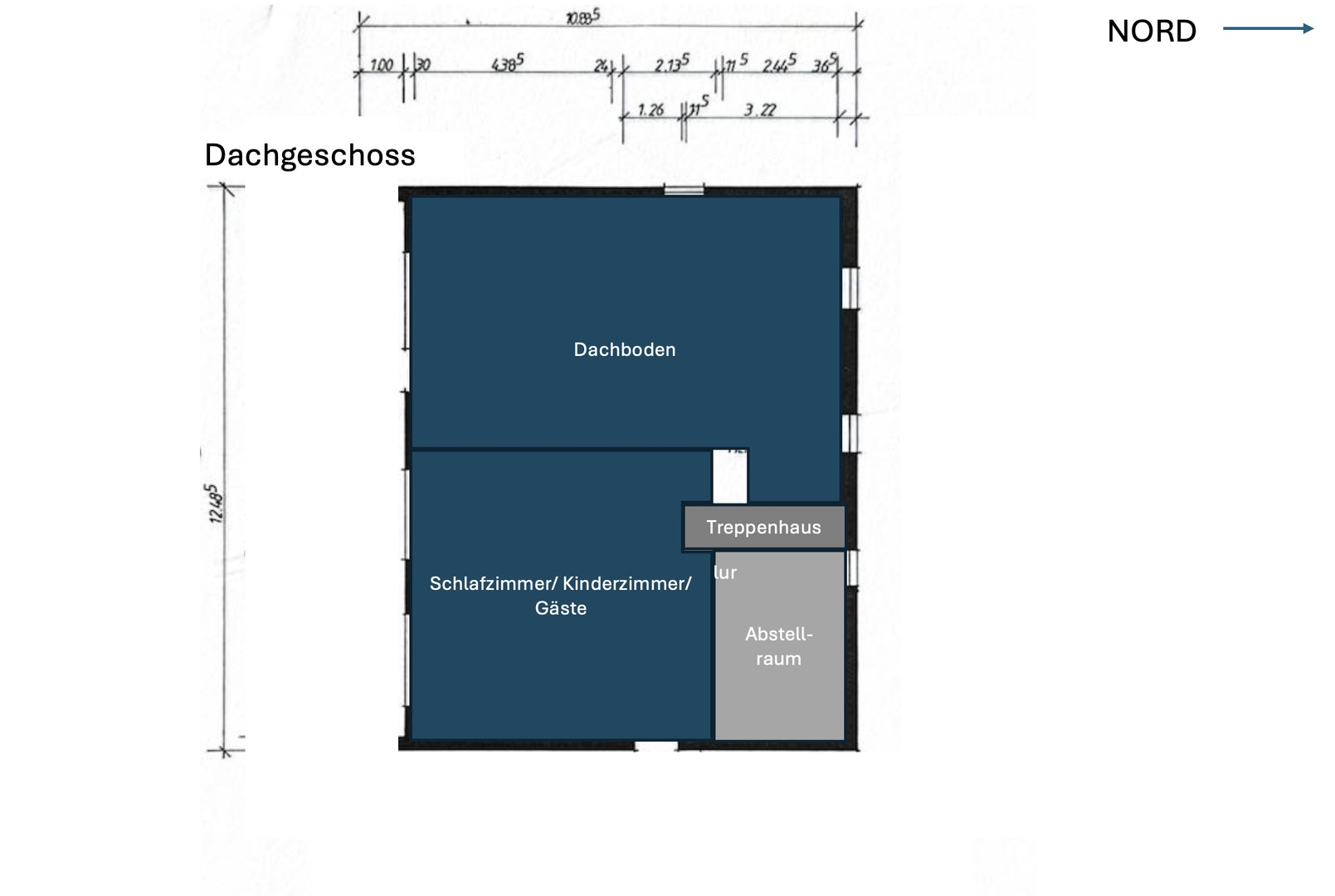 Grundriss Dachgeschoss