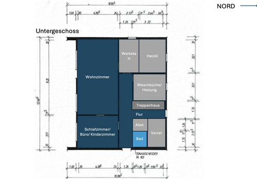 Grundriss Untergeschoss