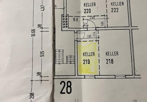 Grundriss Keller