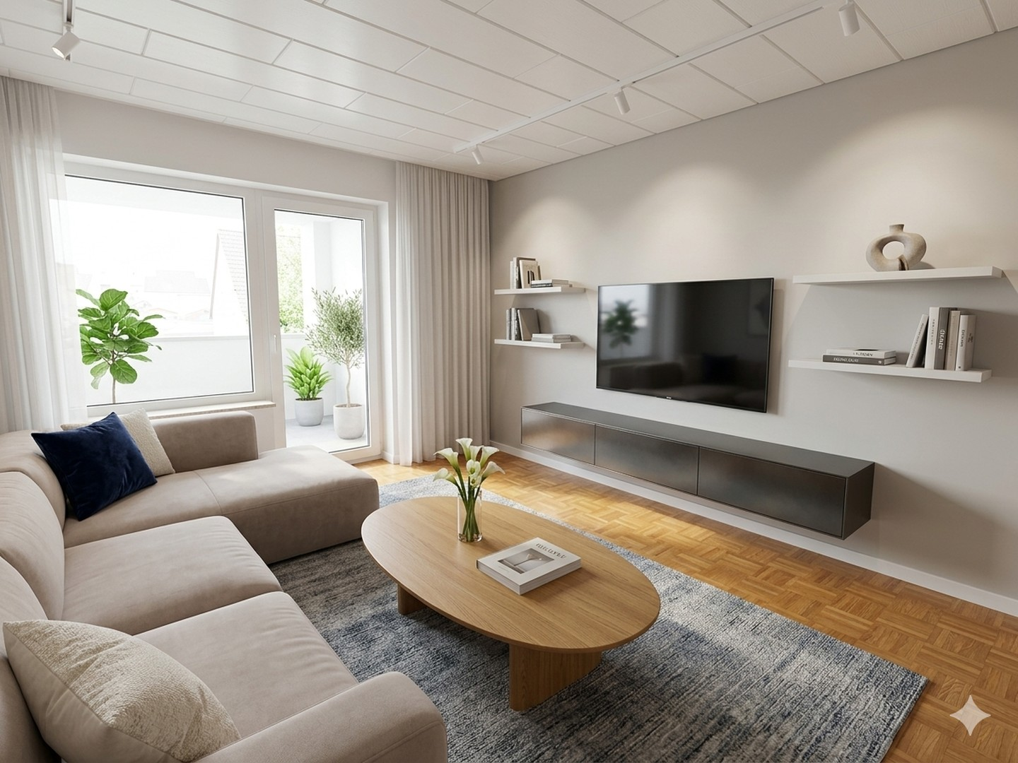 Wohnzimmer KI-Konzeptbild