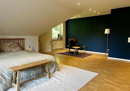 Schlafzimmer mit Balkon