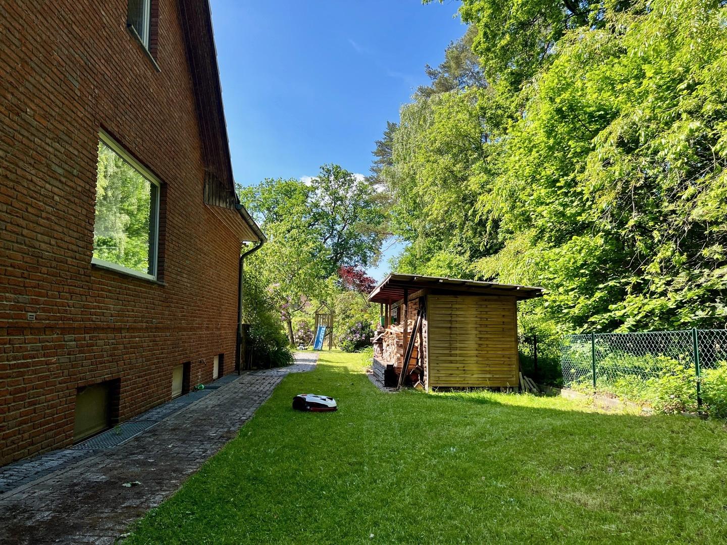 Holzschuppen