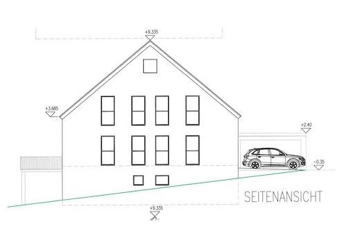 Seitenansicht Haus 1