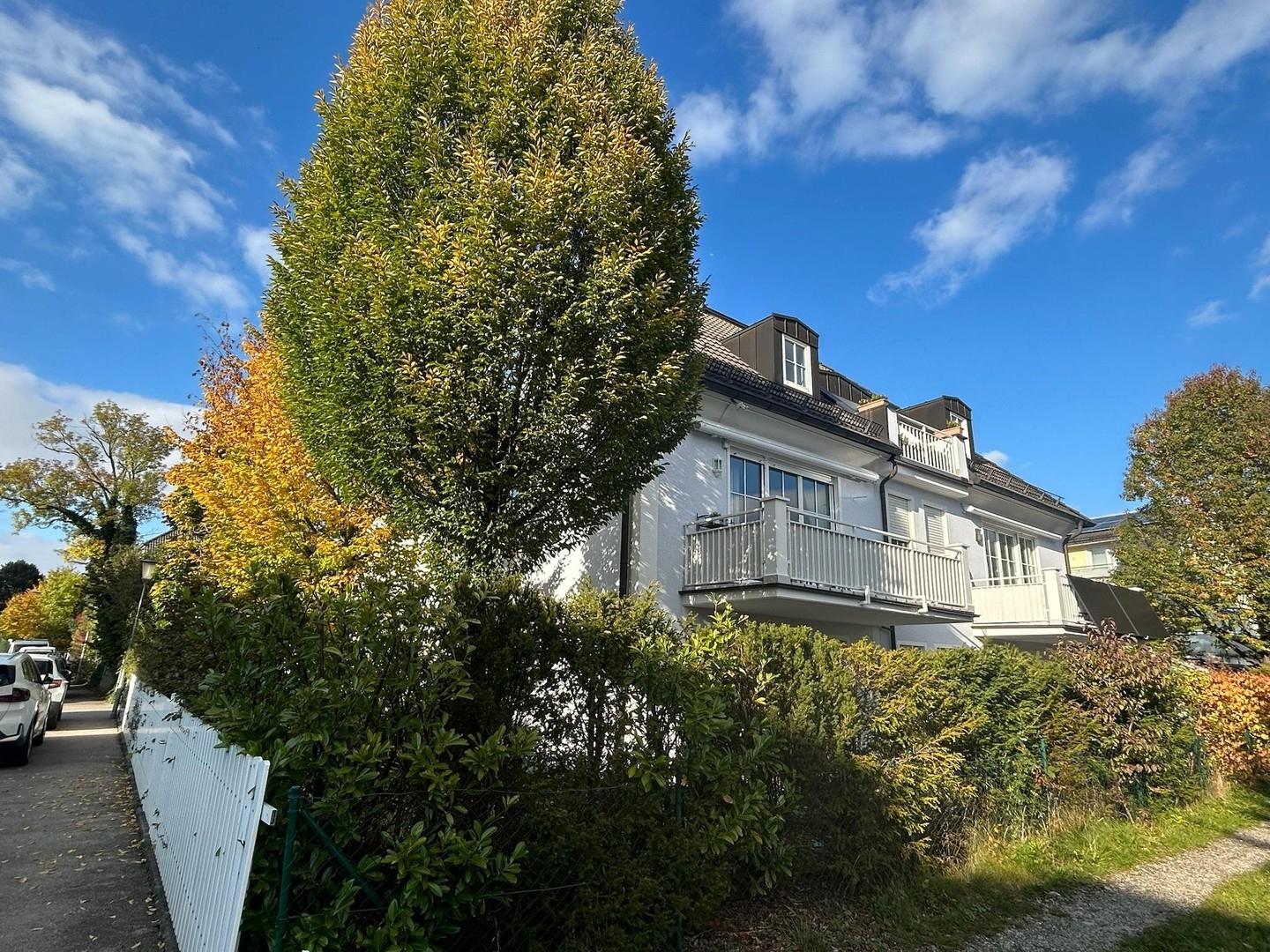 Südseite Haus mit Dachterrasse