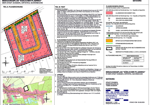 Bebauungsplan (Planzeichnung)