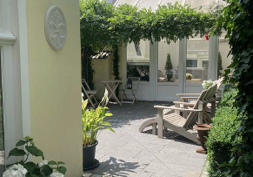 Blick auf den Wintergarten