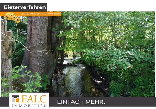 Bachlauf durch das Grundstück