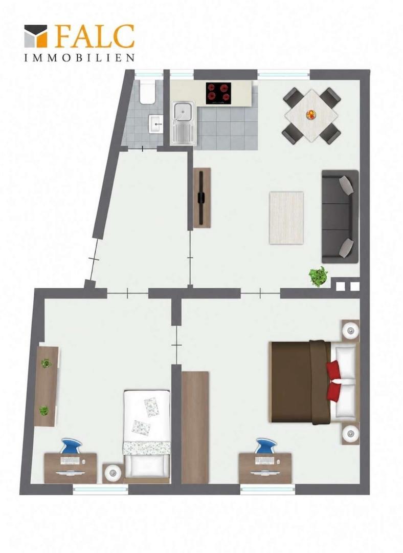 Grundriss Erdgeschoss links