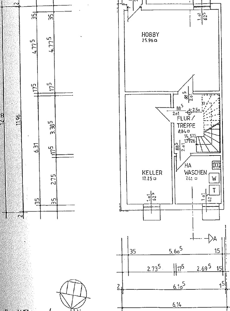 Grundriss Keller