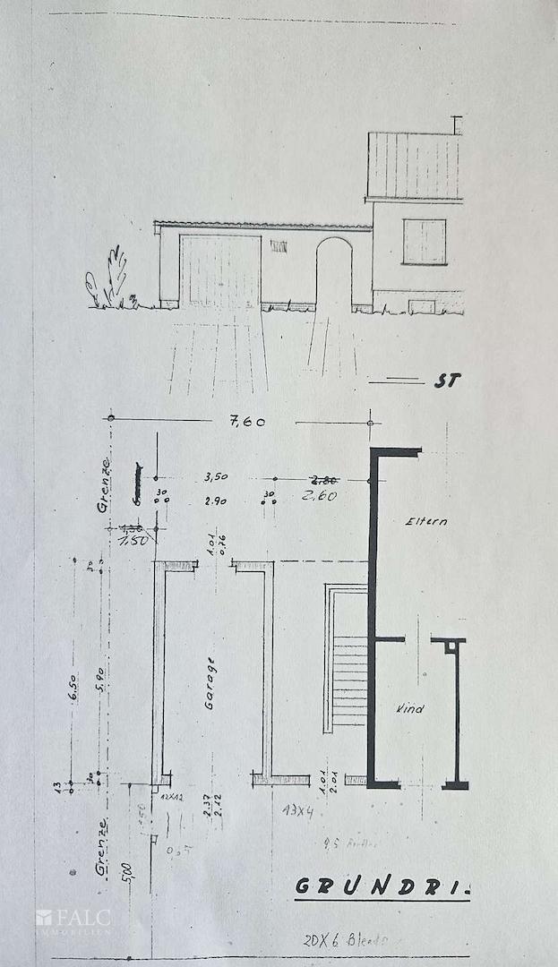 Grundriss Garage
