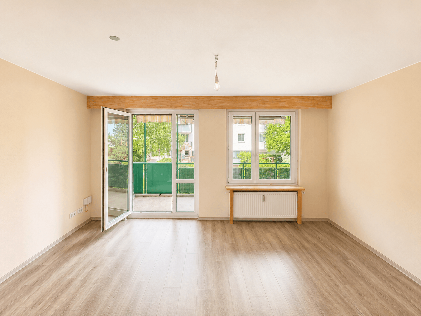 Blick in das Wohnzimmer