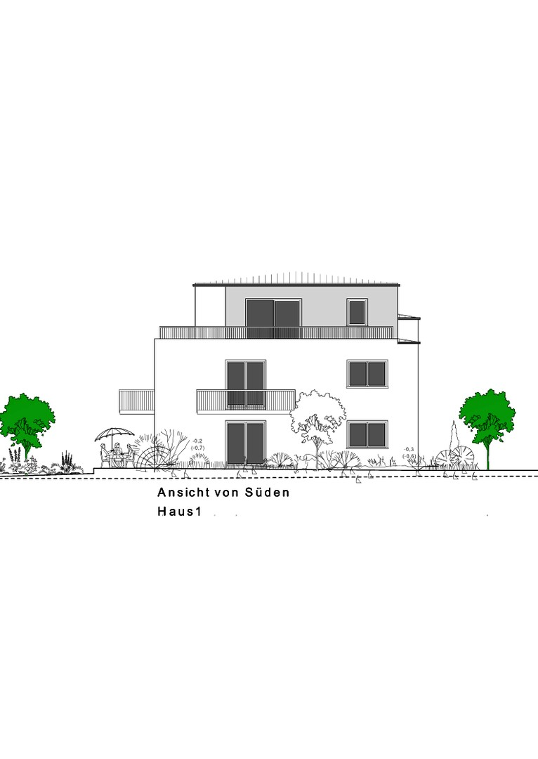 Hausansicht 22a Süden