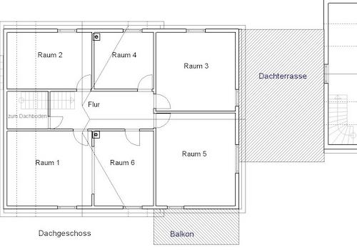 Dachgeschoss Wohnhaus
